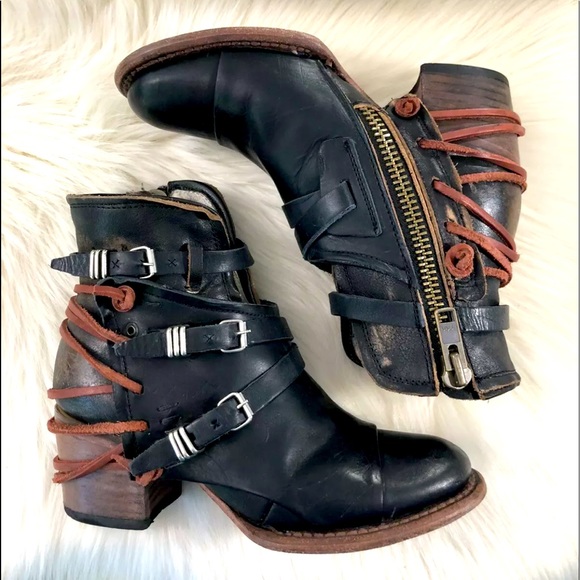 Freebird by Steven Shoes - Freebird By Steven Crue Black Multi Boots